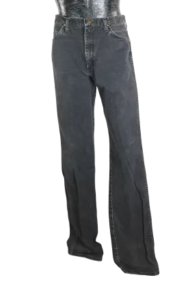 90s Wranglers Black Straight Leg Jeans       w32