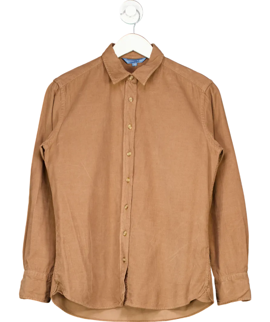 Beaufort & Blake Brown Corduroy Shirt UK XS