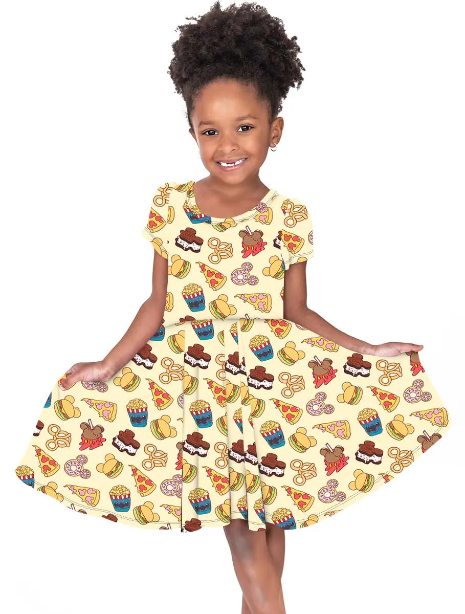 Beautifully Bold Park Treats - Girls Bamboo Twirl Dress