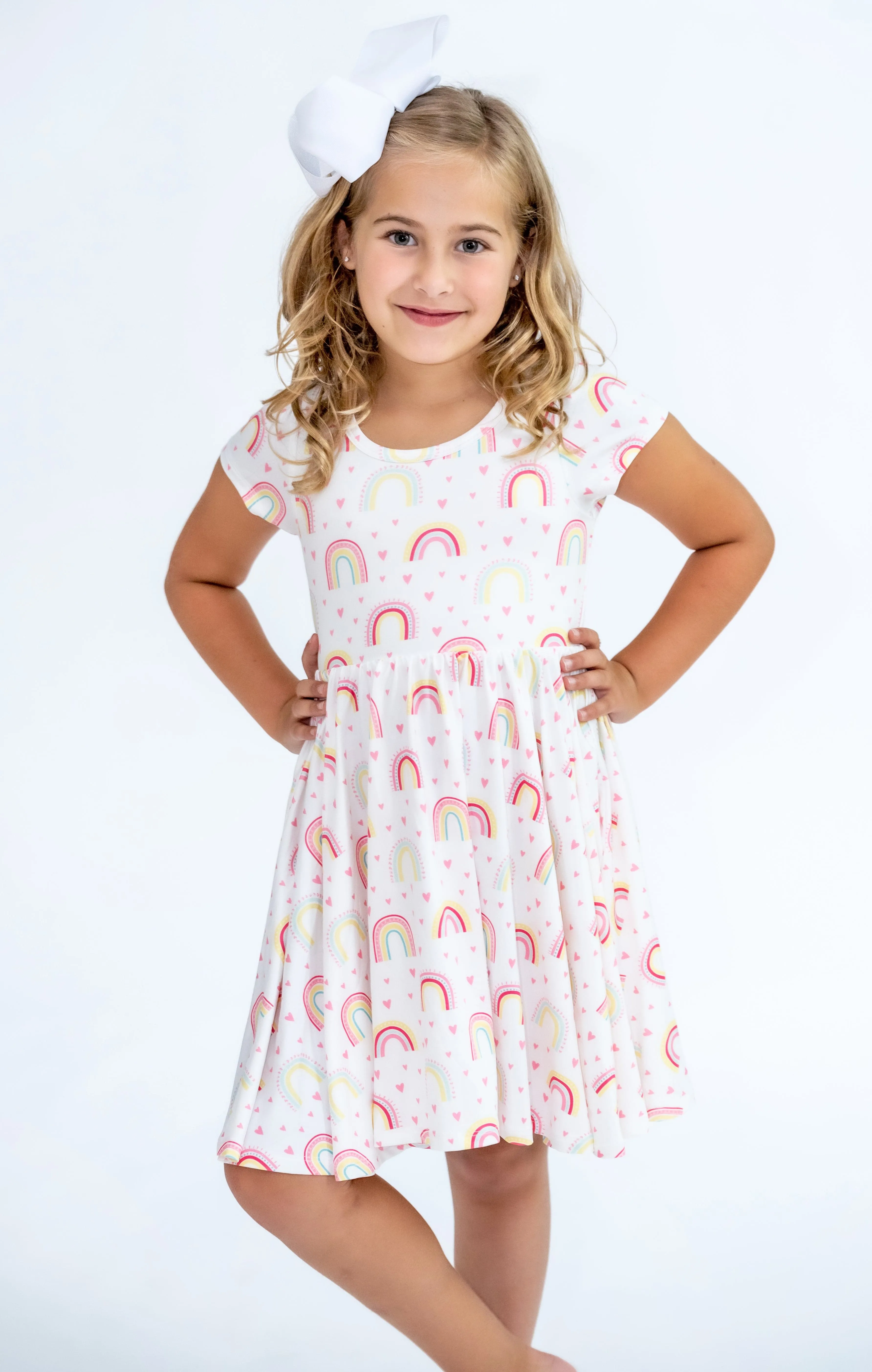 Beautifully Bold Park Treats - Girls Bamboo Twirl Dress