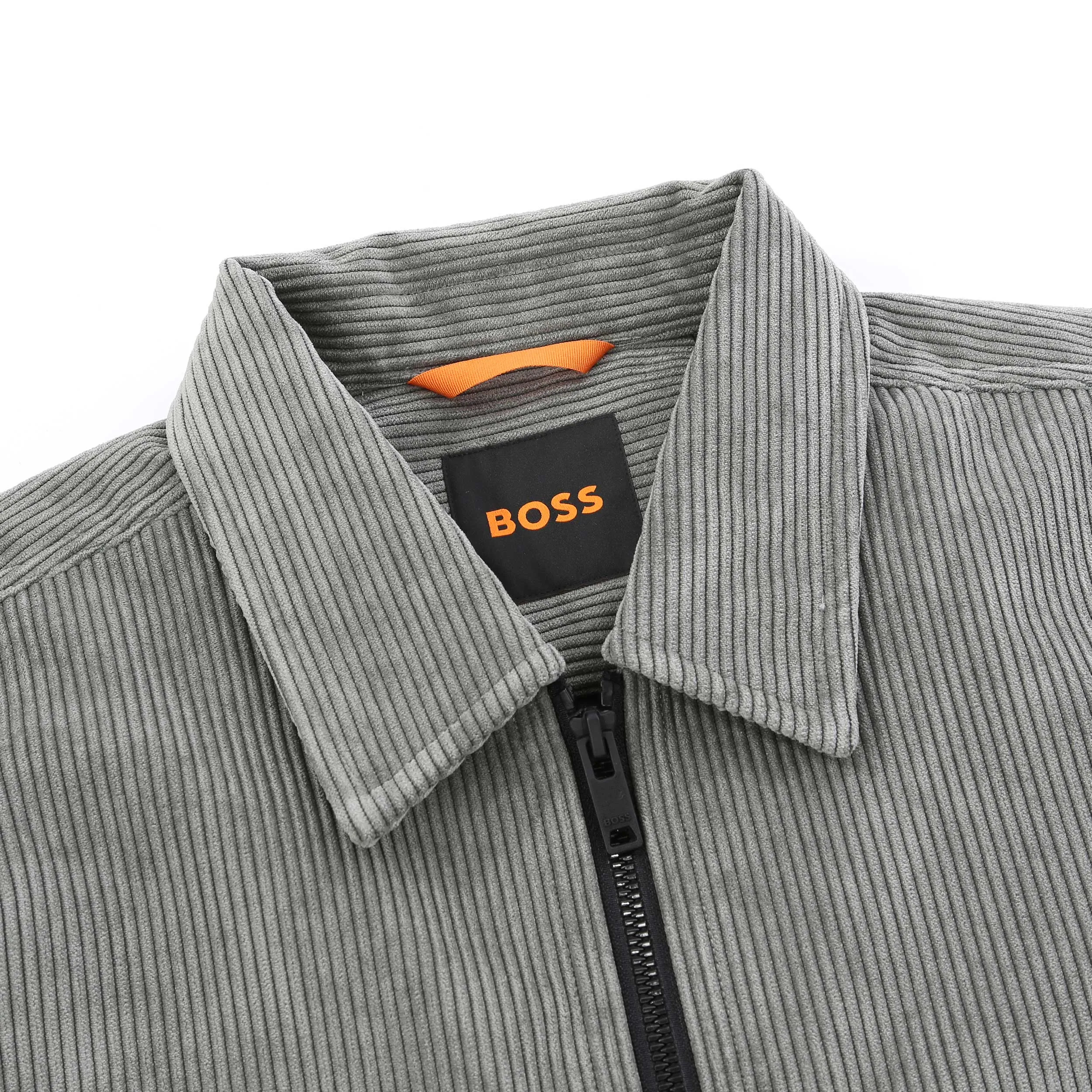 BOSS Lozzy M Overshirt in Open Grey