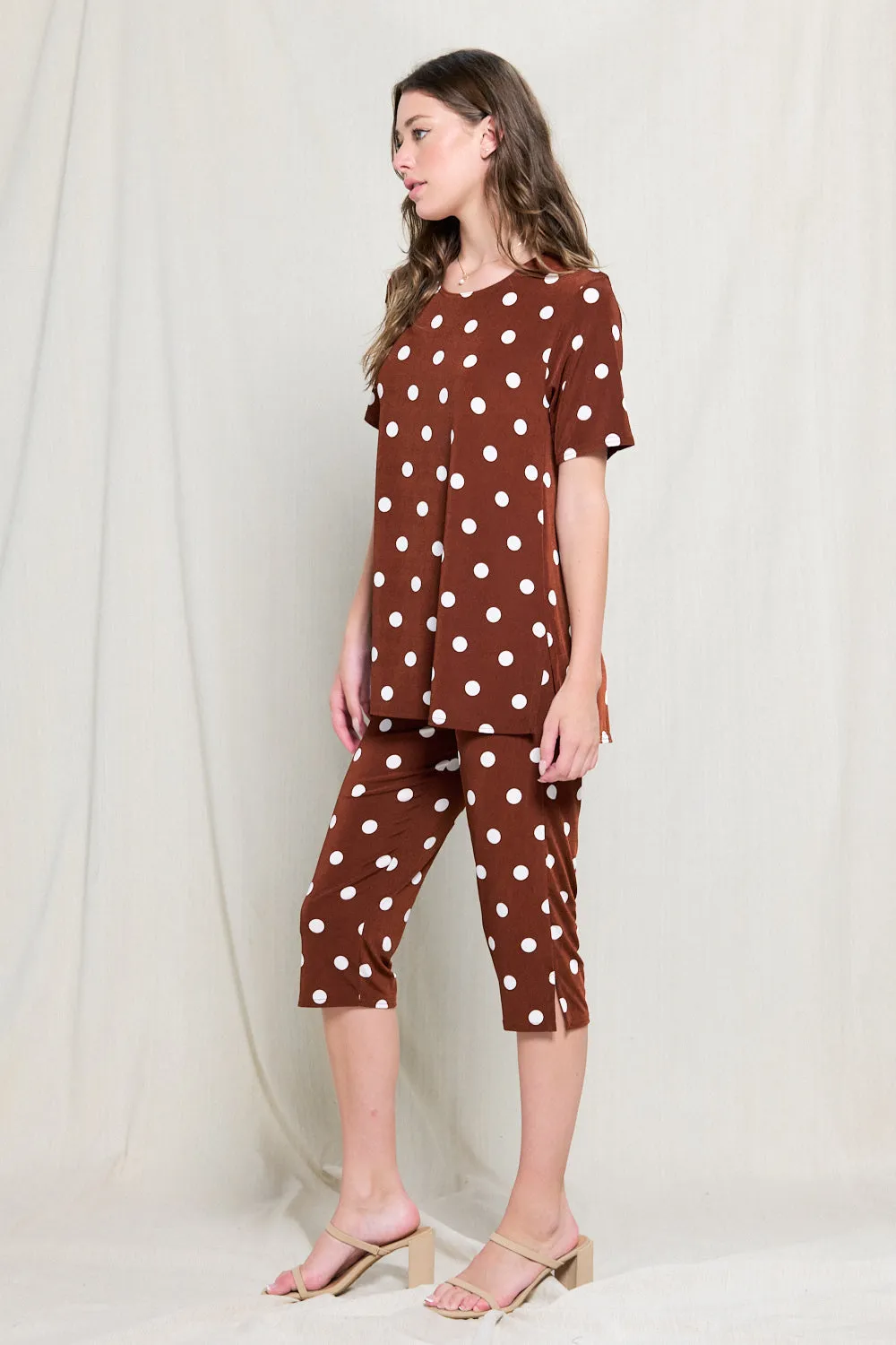 Capri Pant Set Short Sleeve - 9003BN-SRP1-W360