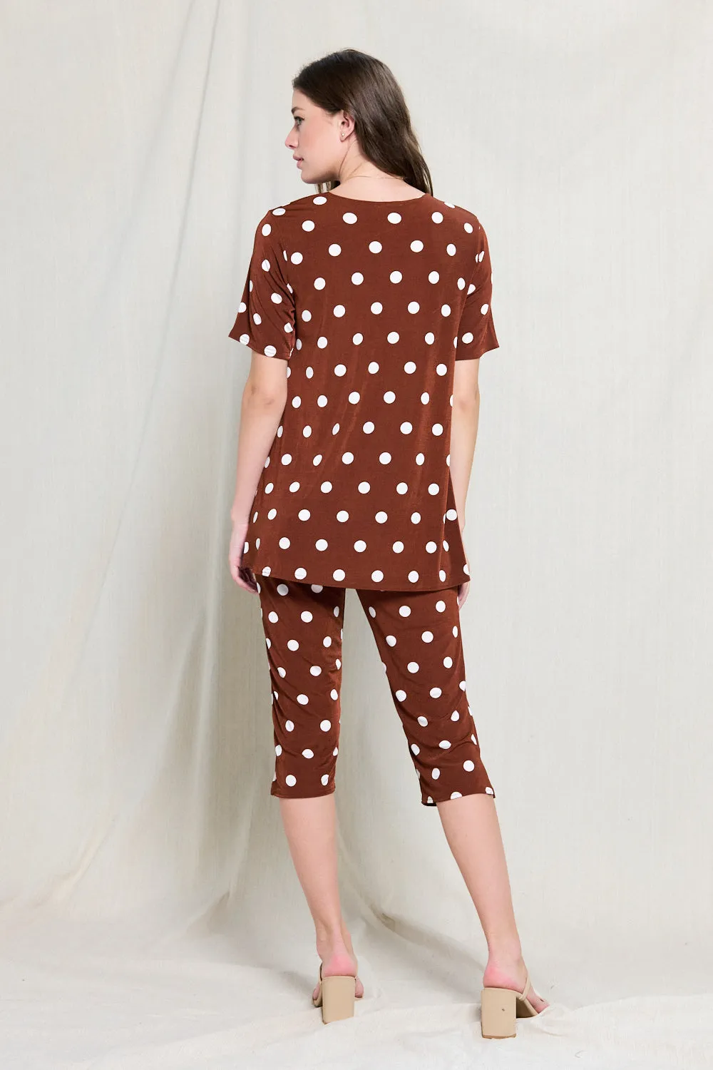 Capri Pant Set Short Sleeve - 9003BN-SRP1-W360