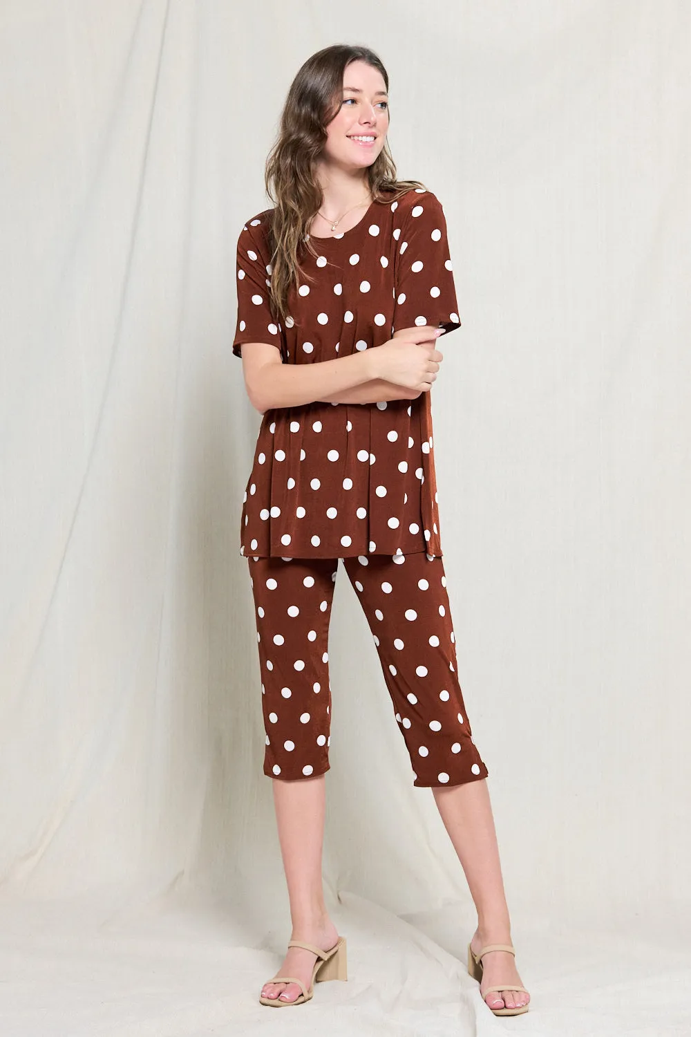 Capri Pant Set Short Sleeve - 9003BN-SRP1-W360