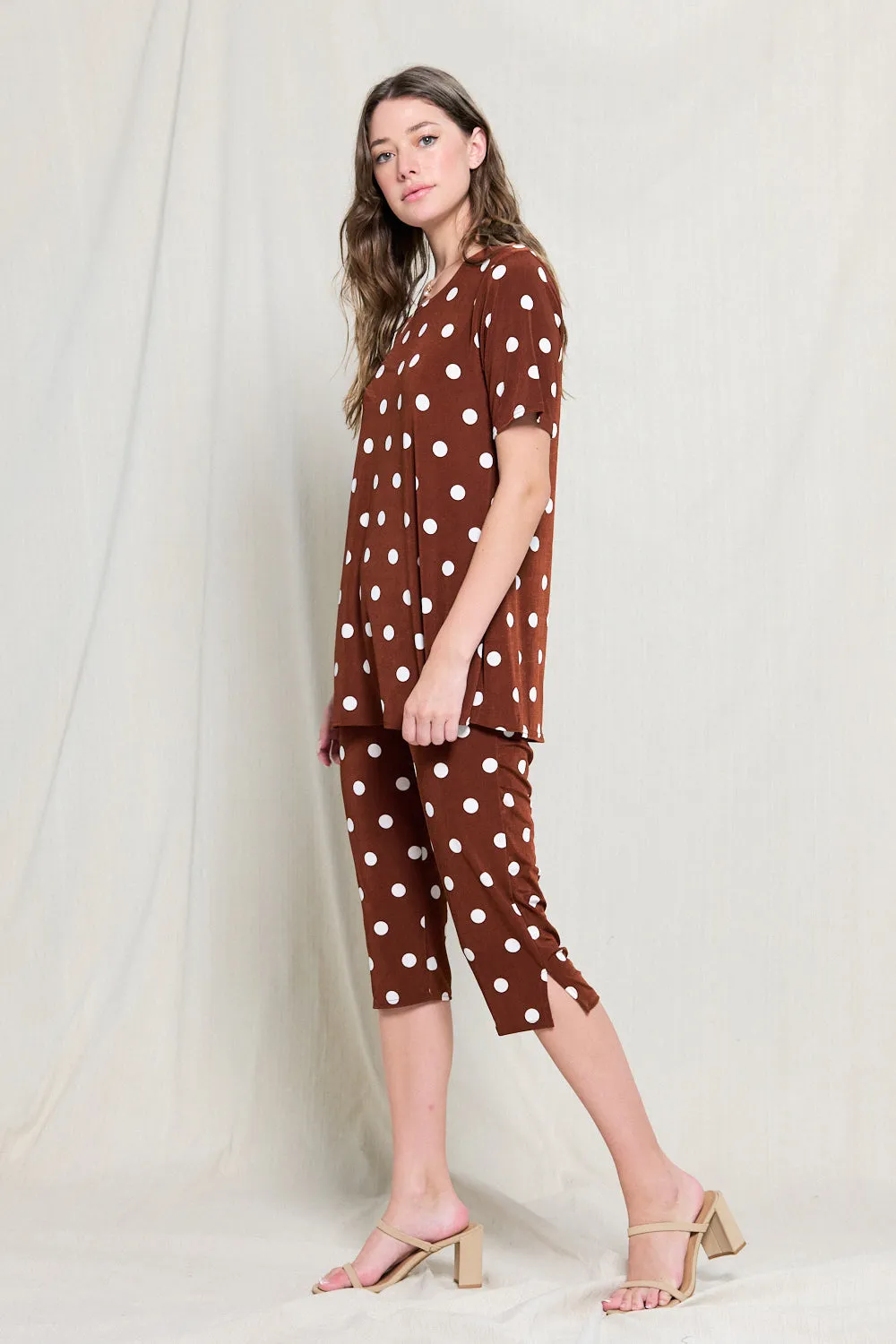 Capri Pant Set Short Sleeve - 9003BN-SRP1-W360