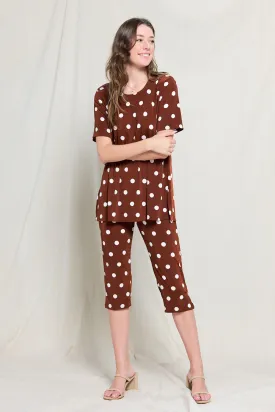 Capri Pant Set Short Sleeve - 9003BN-SRP1-W360