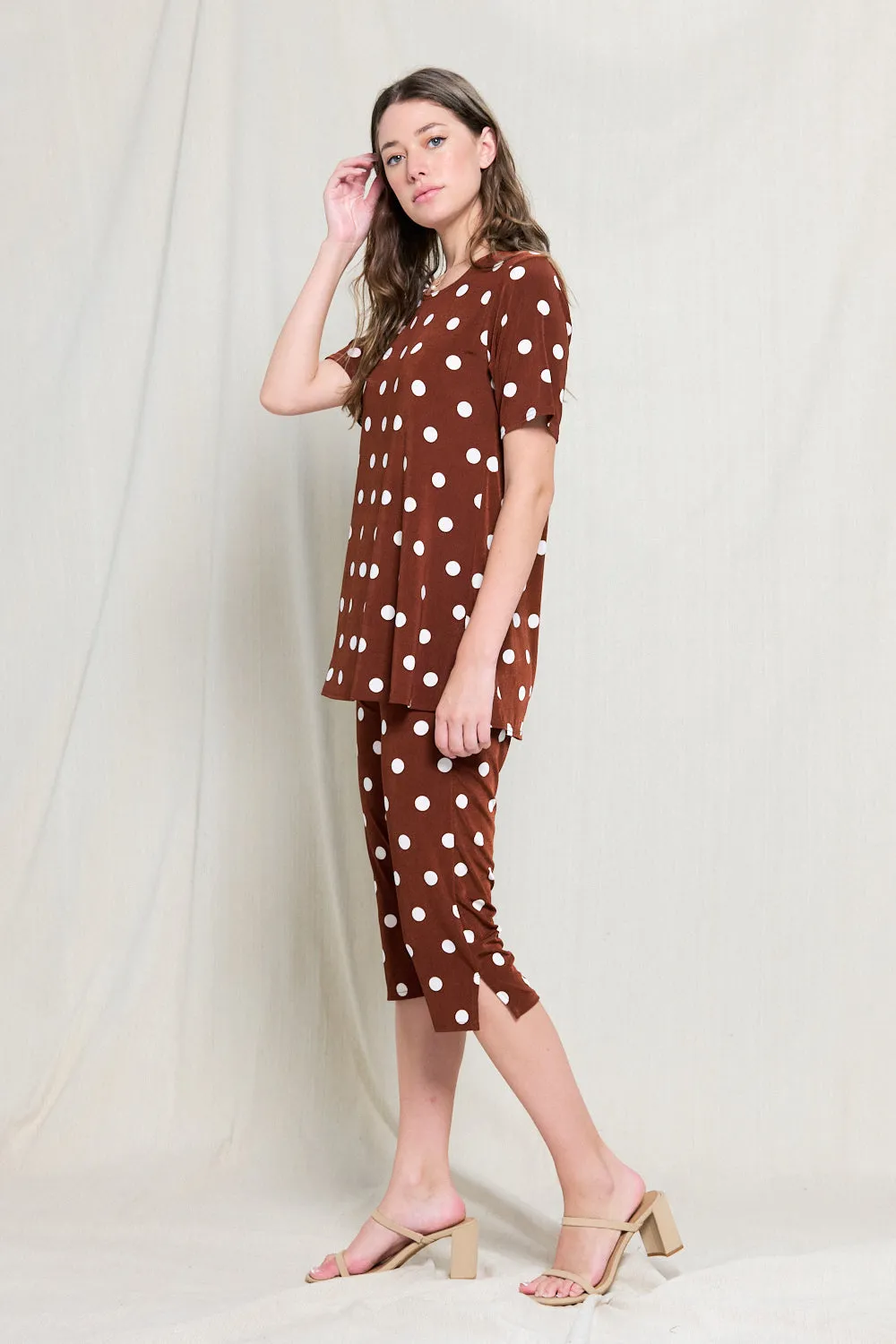 Capri Pant Set Short Sleeve - 9003BN-SRP1-W360