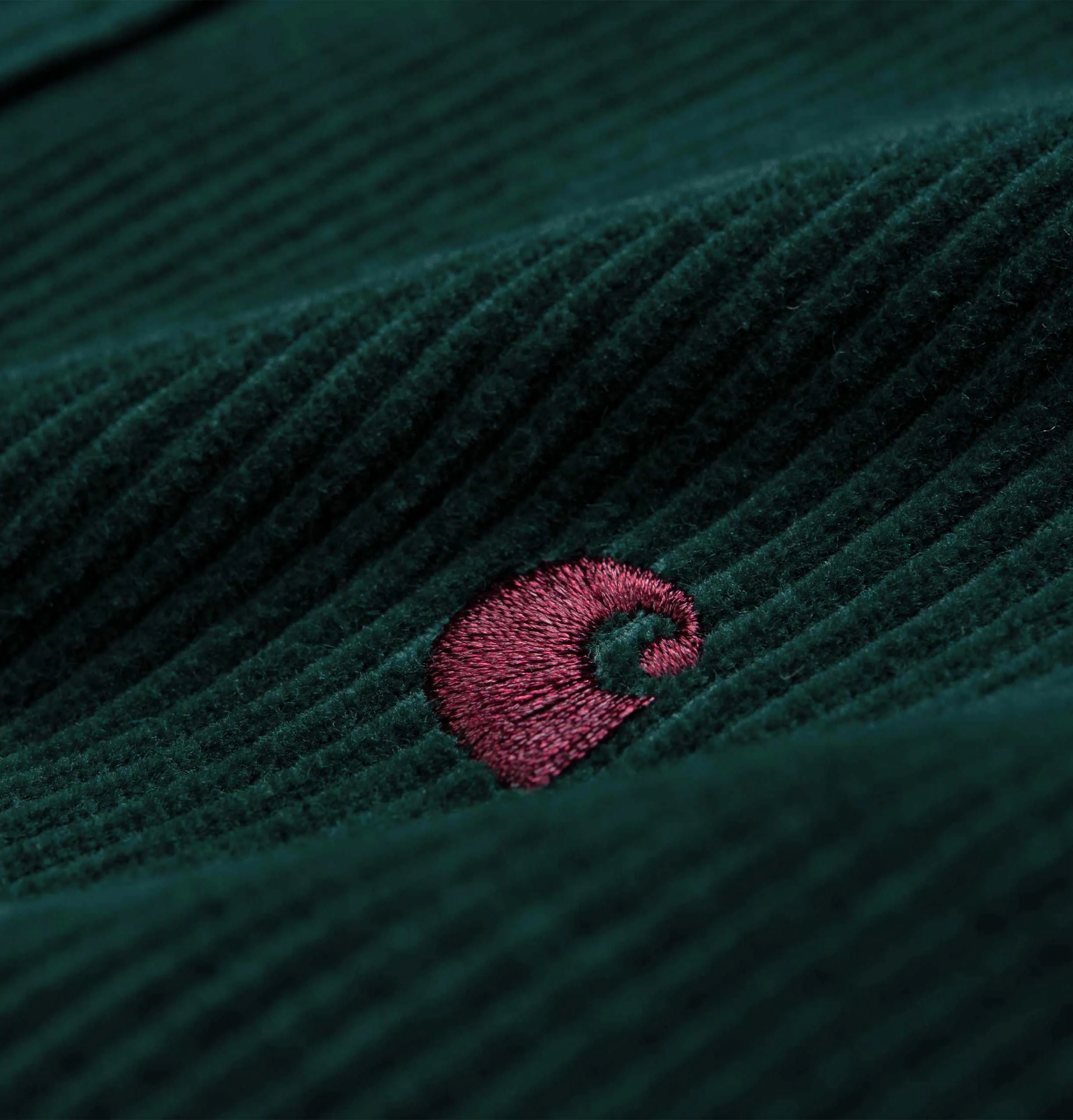 Carhartt WIP L/S Madison Cord Shirt – Dark Fir/Merlot