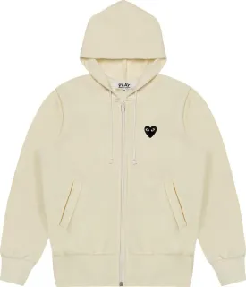 Comme des Garçons PLAY Zip-Up Hoodie 'Yellow', yellow