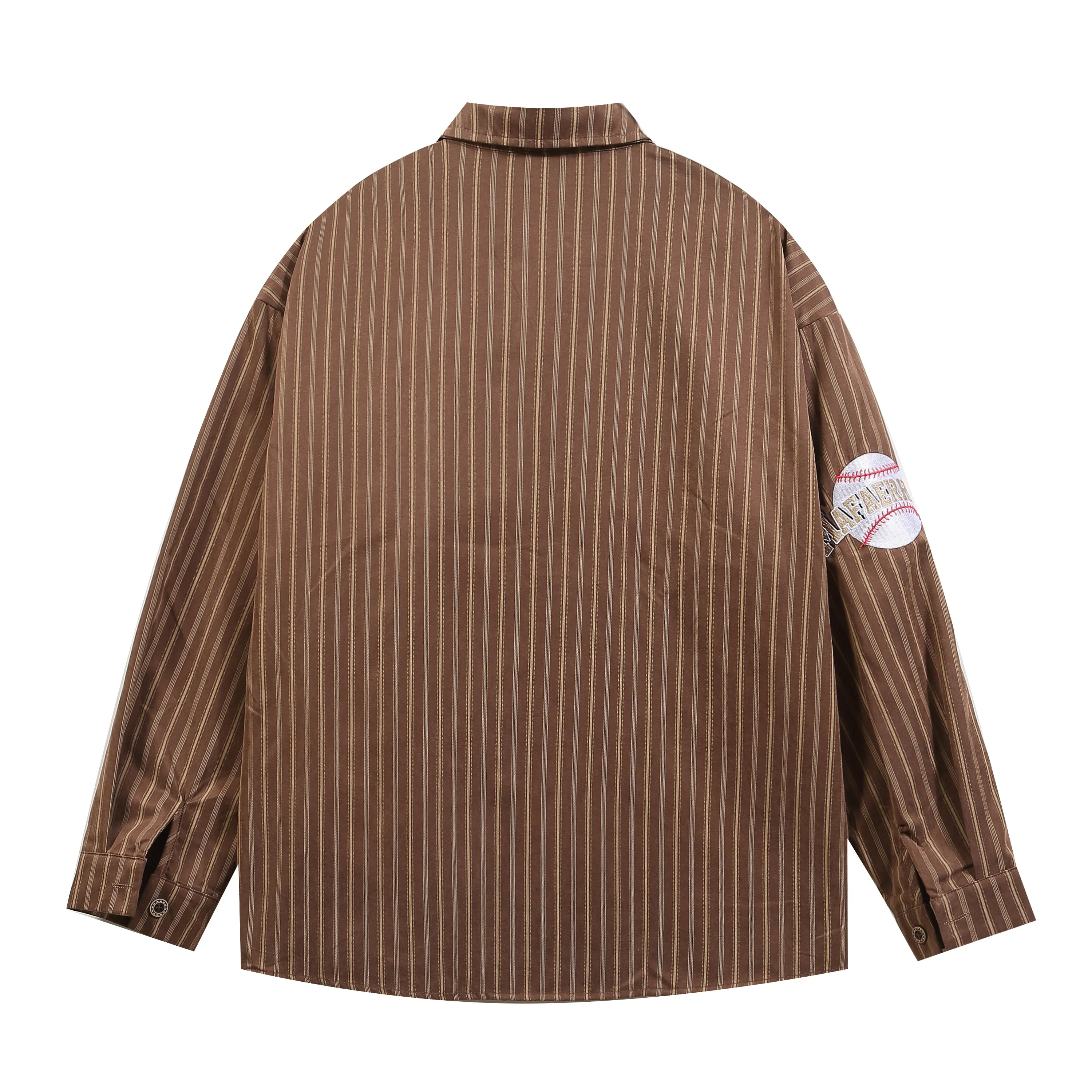 Faire Echo Retro Hip-Hop Stripe Shirt
