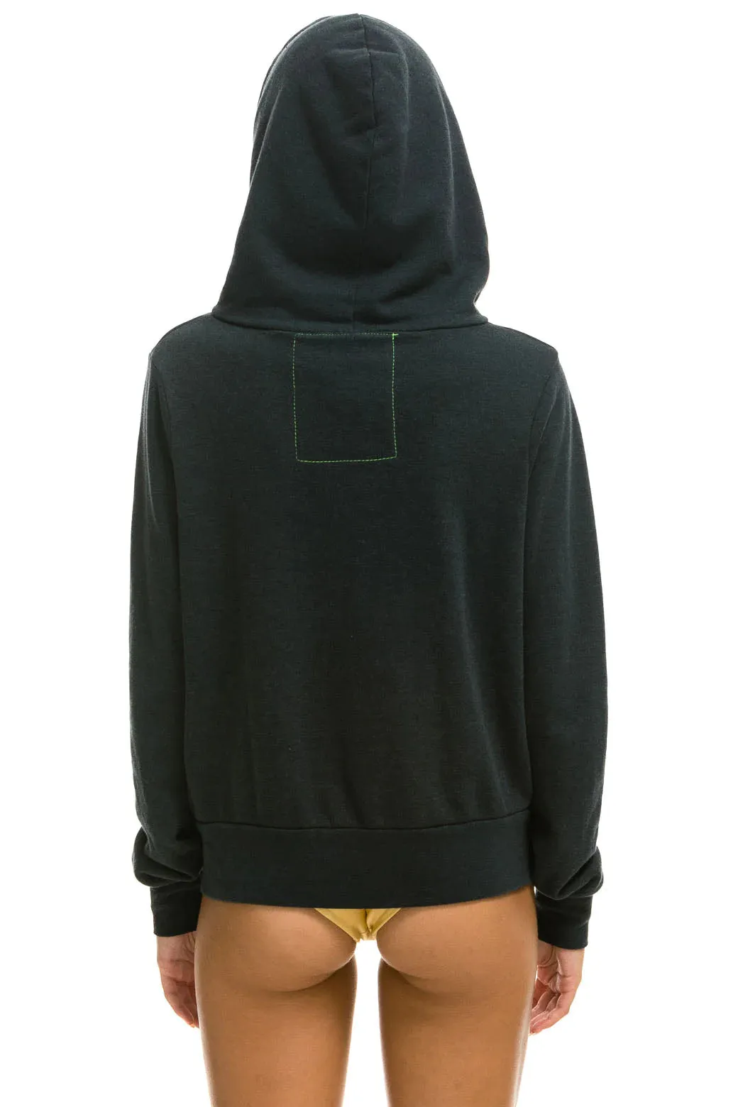Five Stripe Hoodie Charcoal/Blue