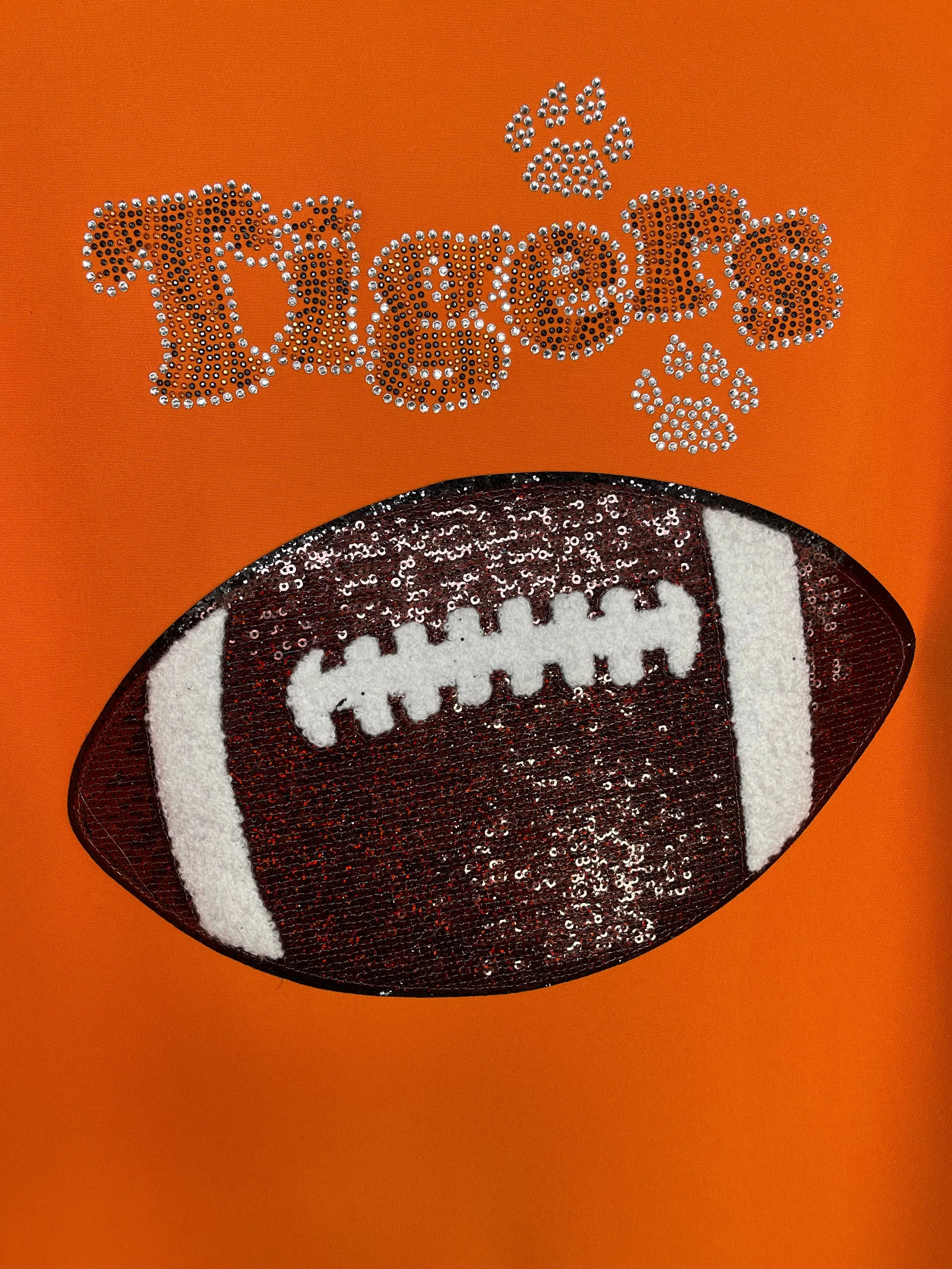 Game Day Blazer, Ruched Orange, Tigers Football