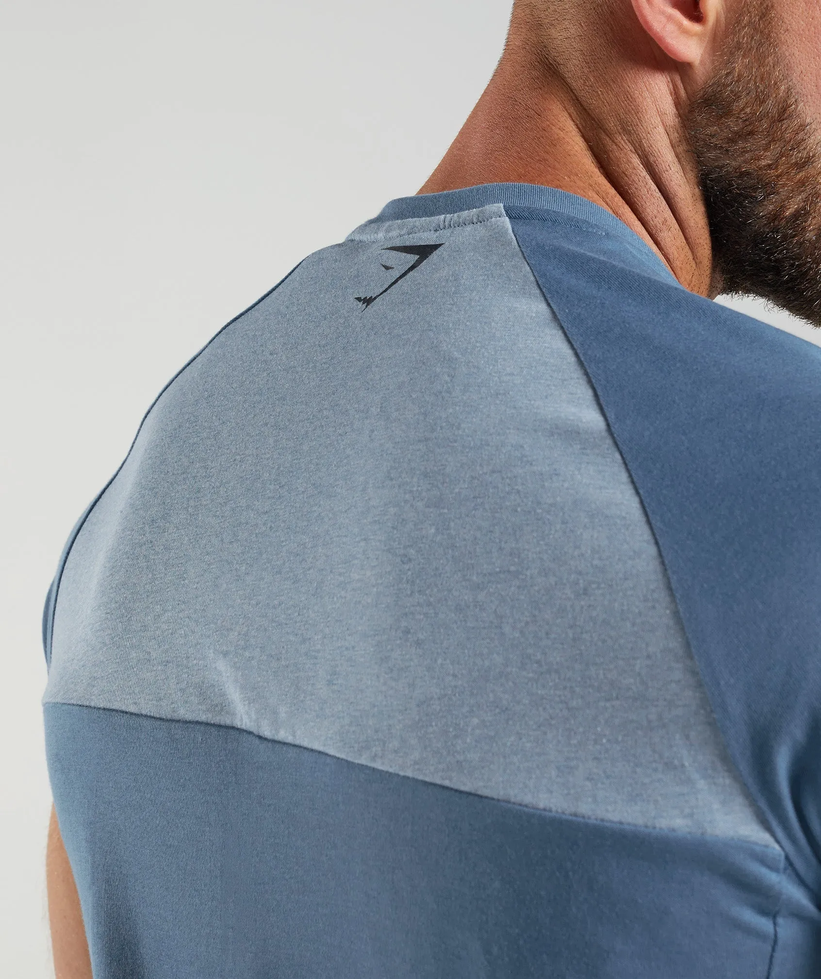 Gymshark Bold React T-Shirt - Coastal Blue