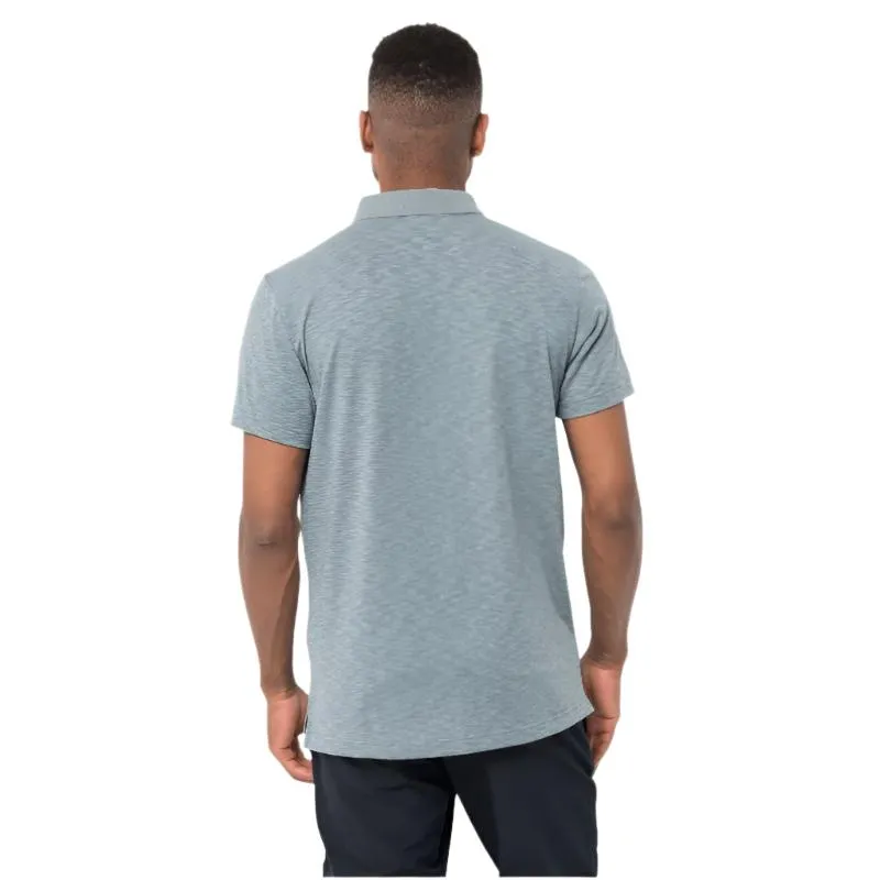 Jack Wolfskin Travel Polo Men's Shirt - Citadel Blue