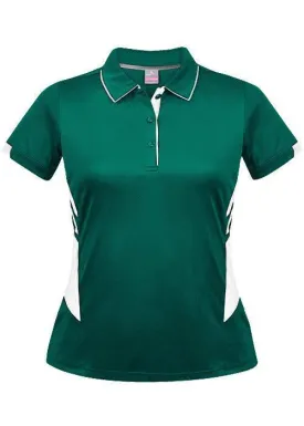 Ladies Tasman Polo Bottle/White