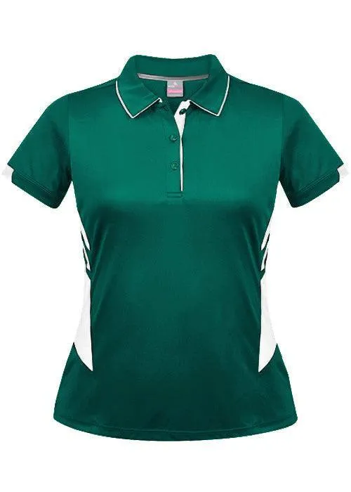 Ladies Tasman Polo Bottle/White