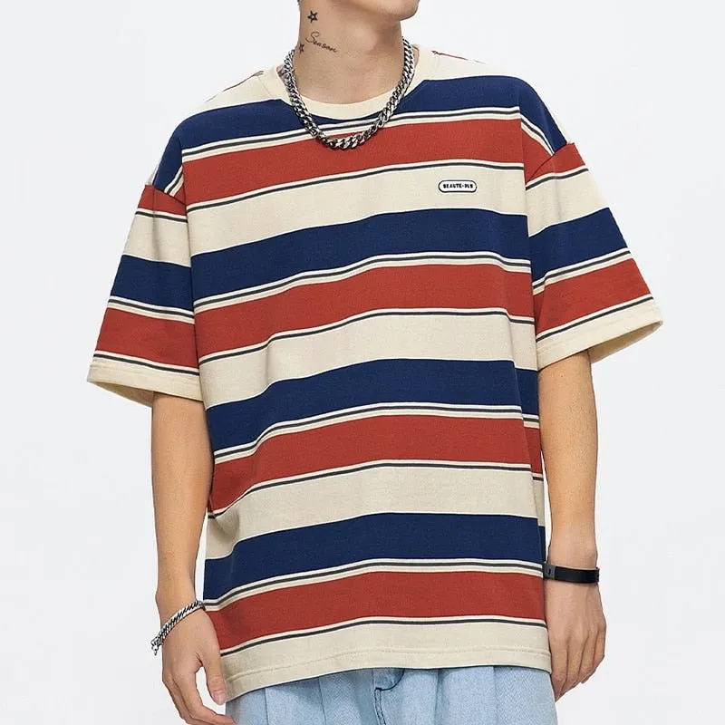 Main Striped Couples T-shirts