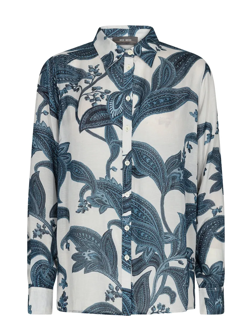 MOS MOSH | Taylor Paiz Shirt Quiet Gray