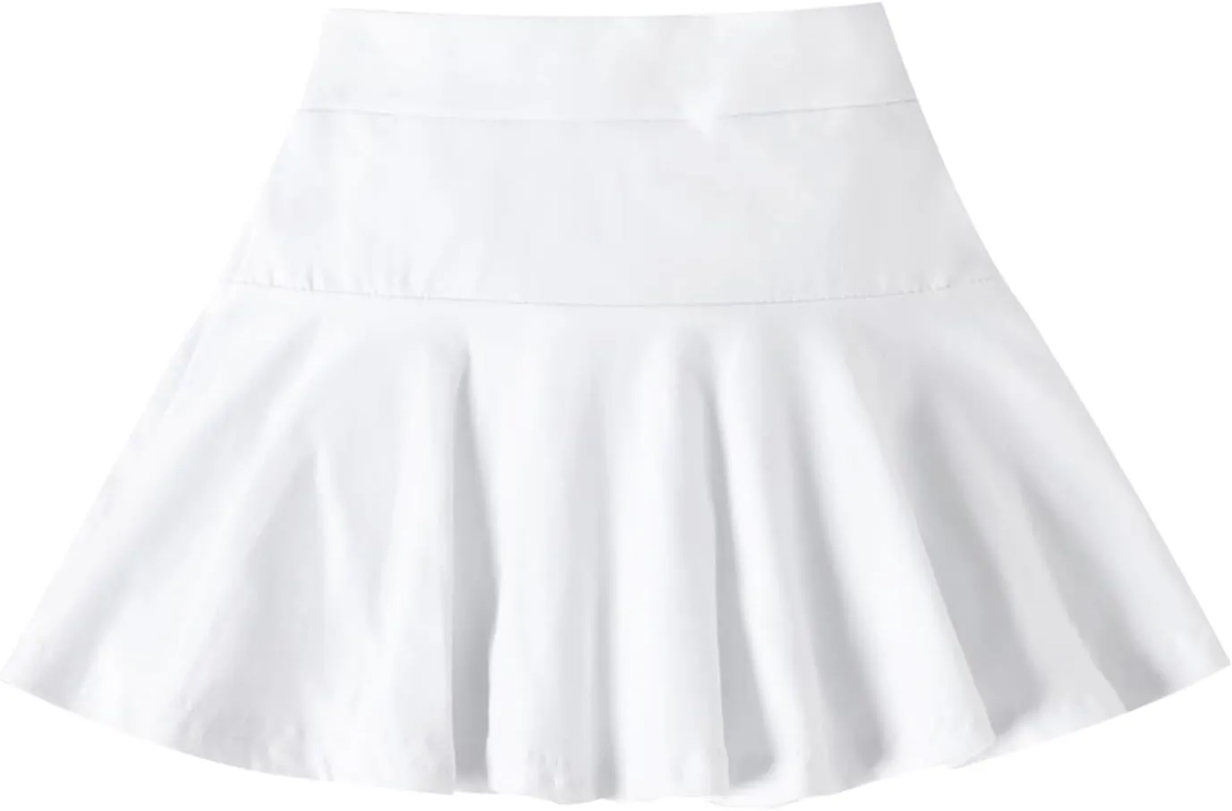 Neutocd Toddler Baby Girls Skirts Skorts Elastic Girl Pleated Skirts Kid Casual Stretch Waist Skater Skort Built in Shorts