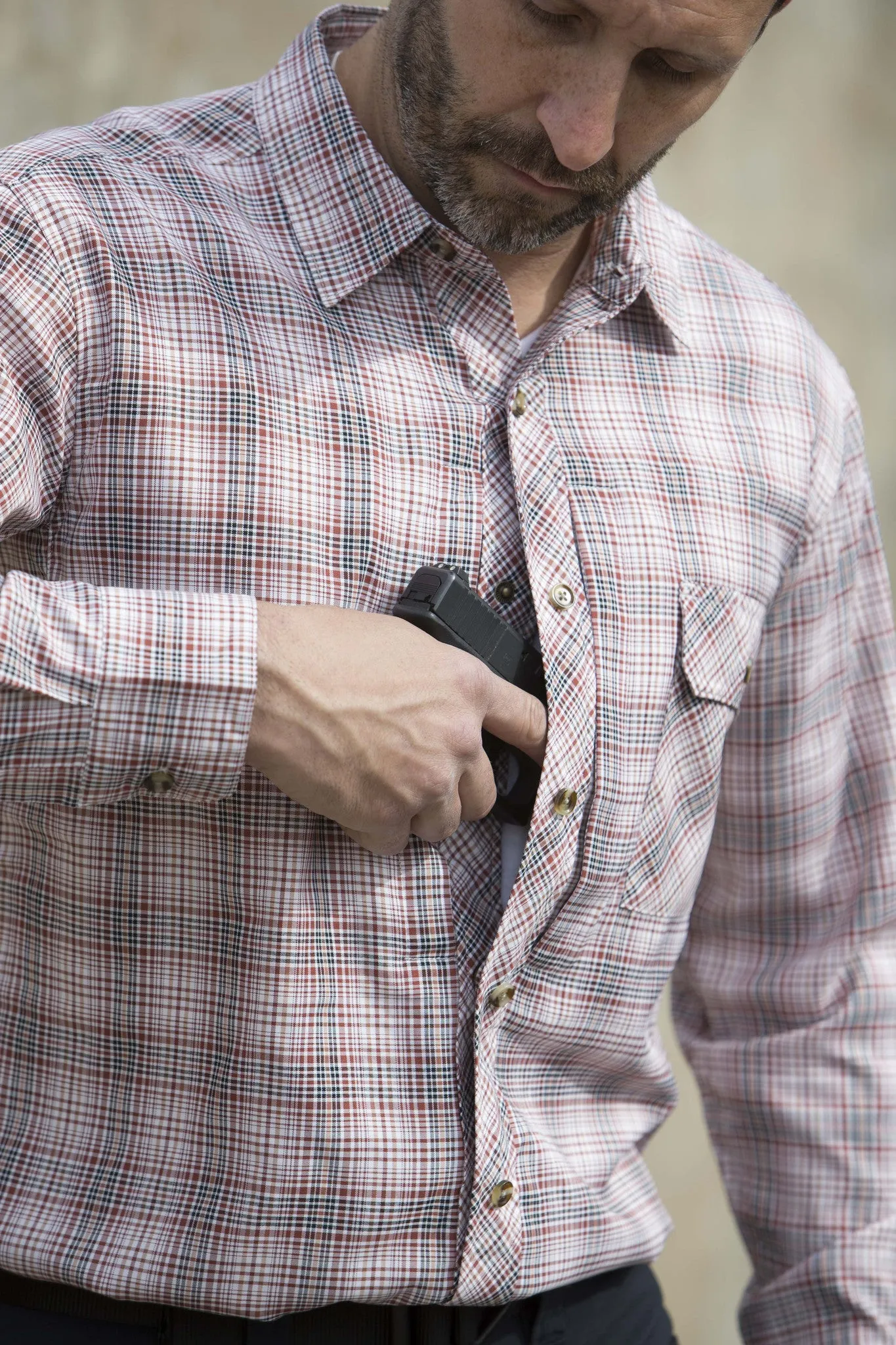 Propper® Covert Button-Up - Long Sleeve