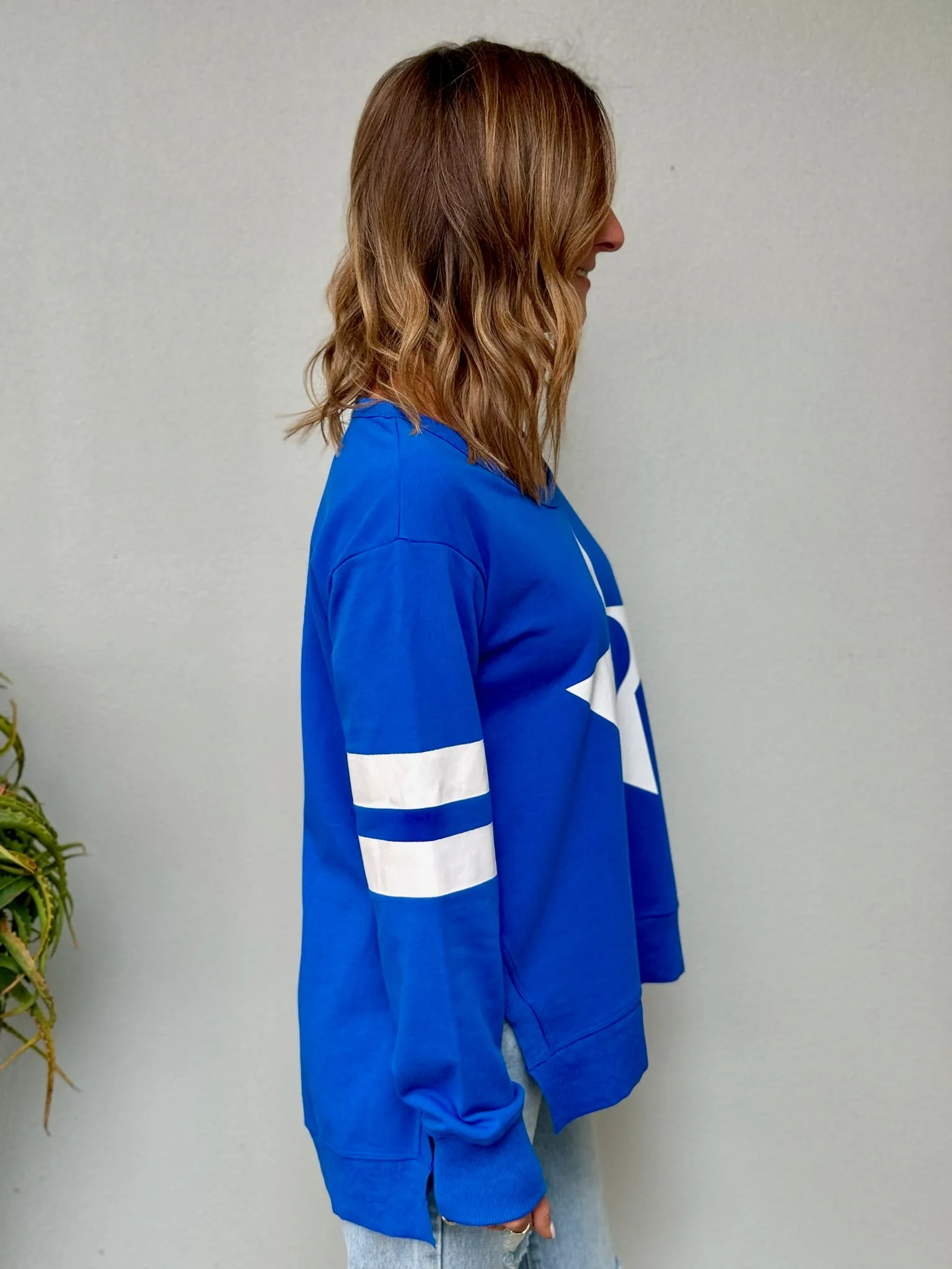 Sunderland Super Heart Sweatshirt - Sapphire Blue