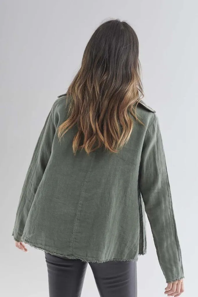 The Linen Baron Top