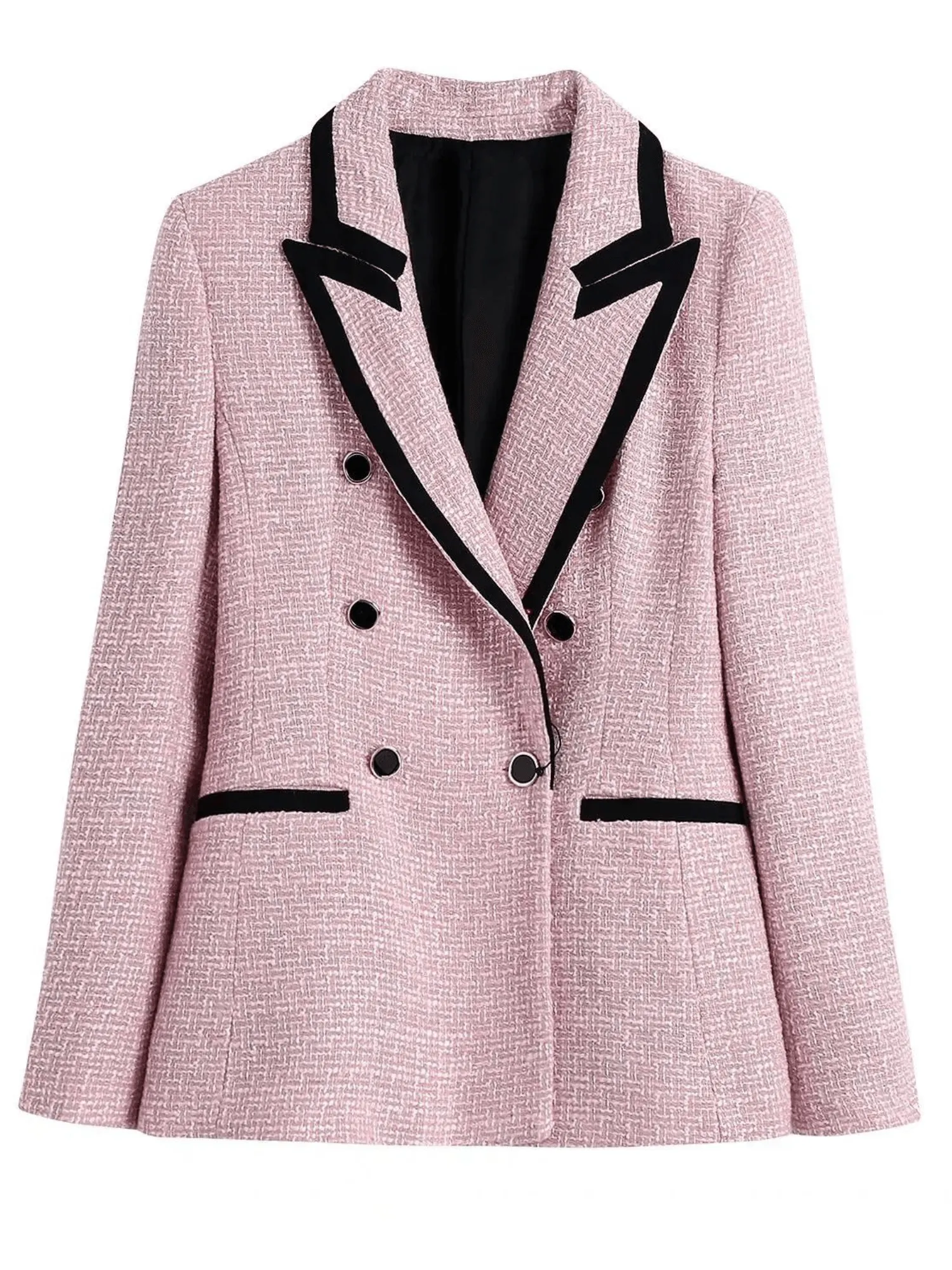 Women's New Fashion Vintage Style Women's Coarse Textile Blazers