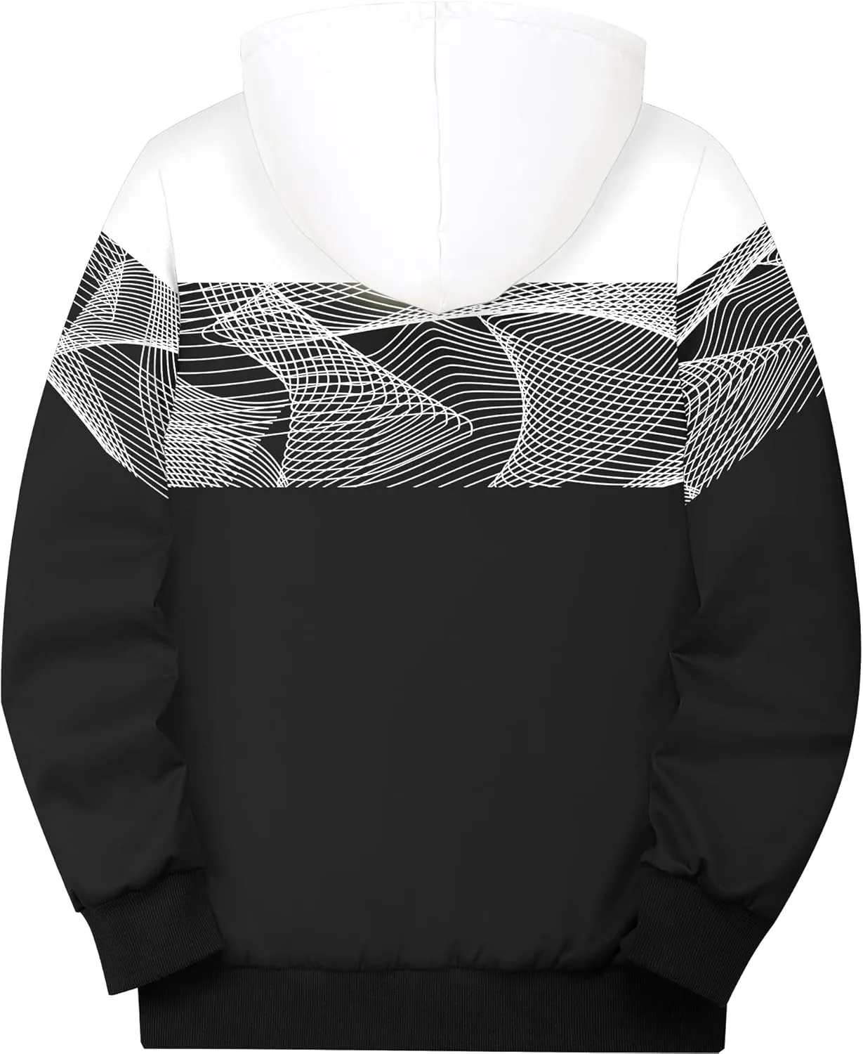 ZITY Men's Zip Up Hoodie Heavyweight Winter Sweatshirt Fleece Sherpa Lined Warm Jacket